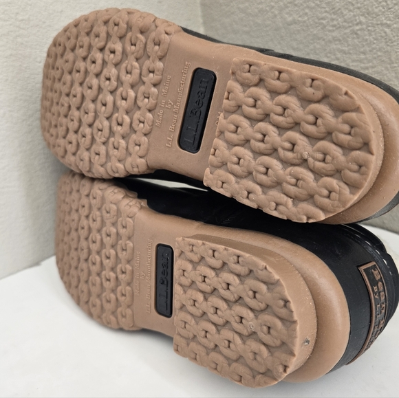 L.L. Bean Boots Rubber Moc Women's Low Waterproof Primaloft Lined Shoes US 6 - Picture 6 of 9